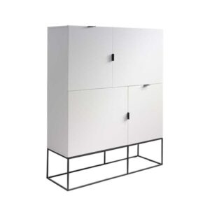 Aparador-de-diseño-alto-en-blanco-brillo-y-negro