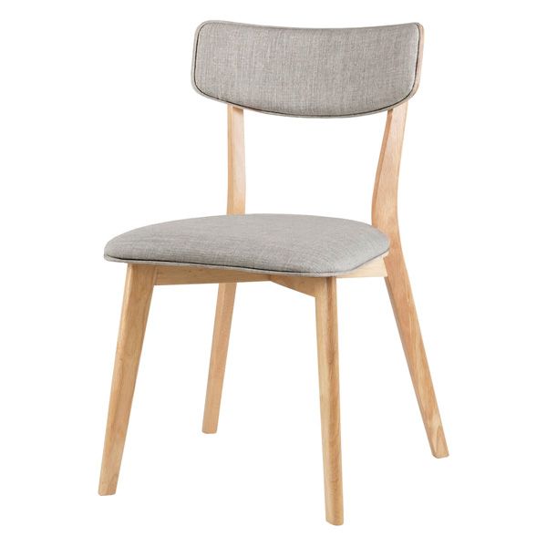 Silla Anais Roble Gris Claro