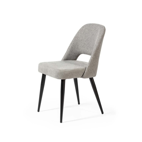 Silla Fan Gris Pata Negra