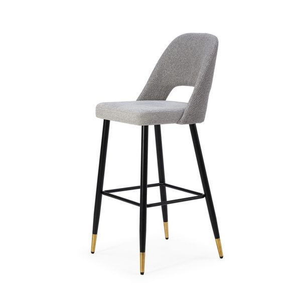 Taburete Fan Gris Pata N/D