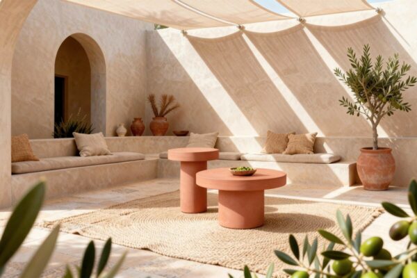 Mesa Mirko terracota
