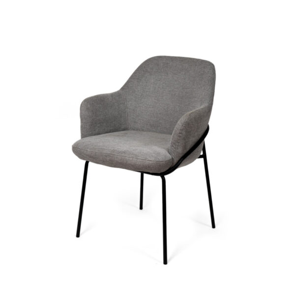 Silla Abigail gris oscuro