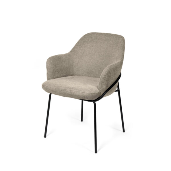 Silla Abigail taupe