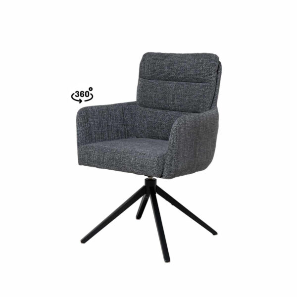 Silla Lisette gris oscuro