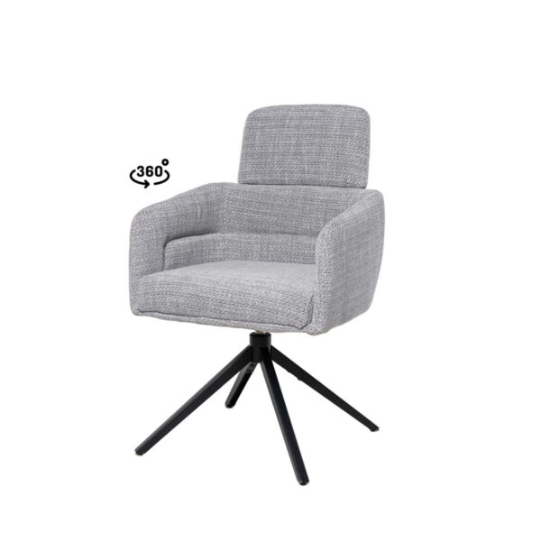 Silla Janice gris claro