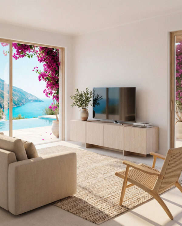 Mueble TV Vivian crema