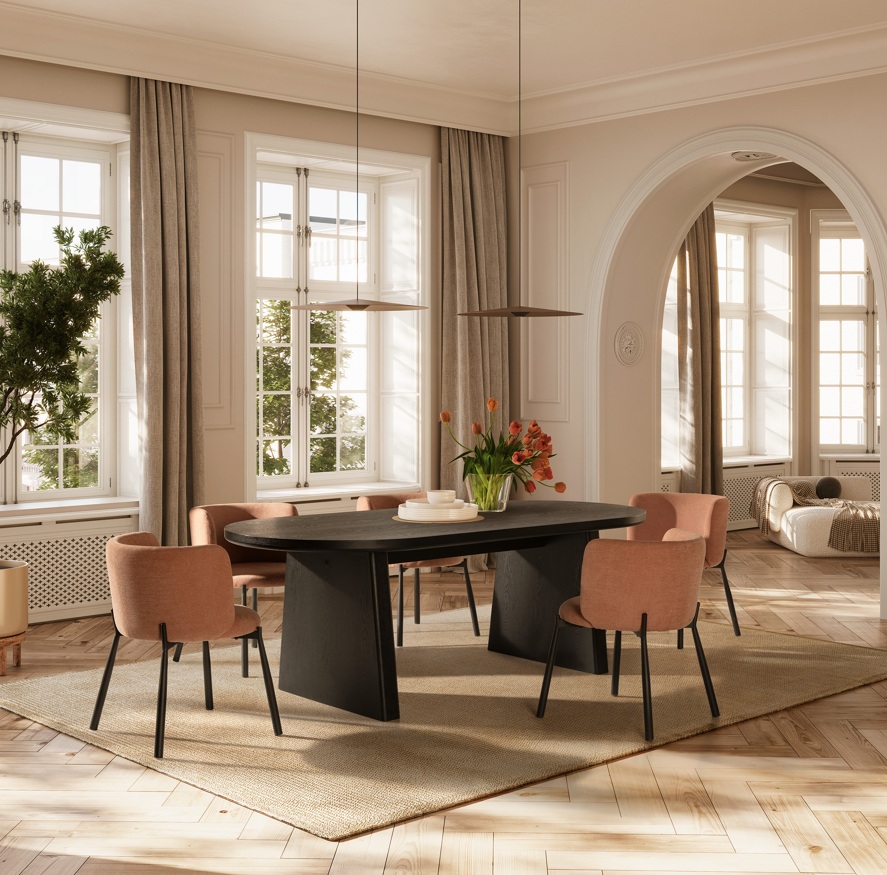 MESA_OVAL_BLAIR_220CM_NEGRO_19569_DETALLE_AMBIENTE_COMEDOR